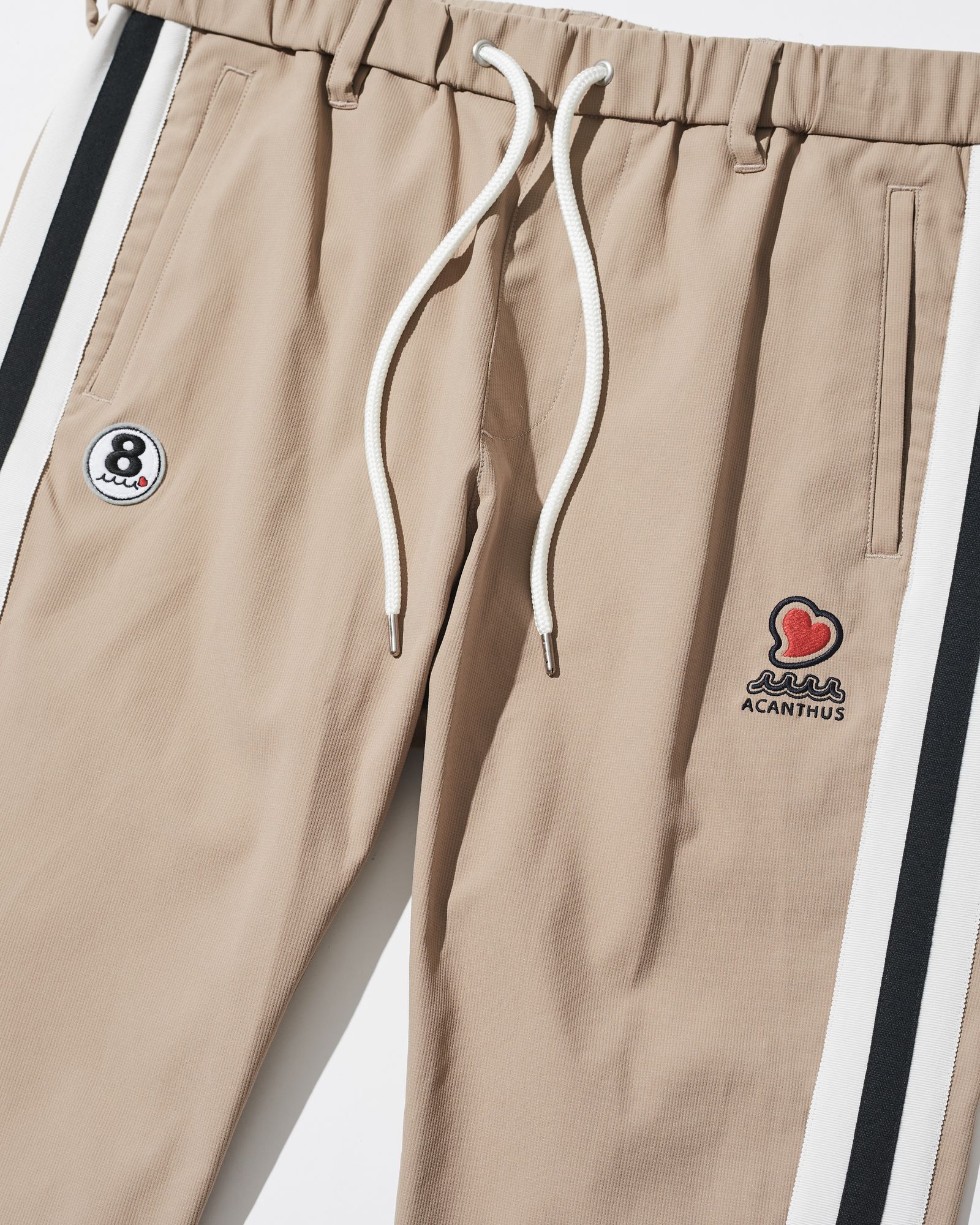 ☆先行予約☆muta MARINE × ACANTHUS / スウィートサイドラインパンツ / sweet side line pants / BEIGE 【MA2626】