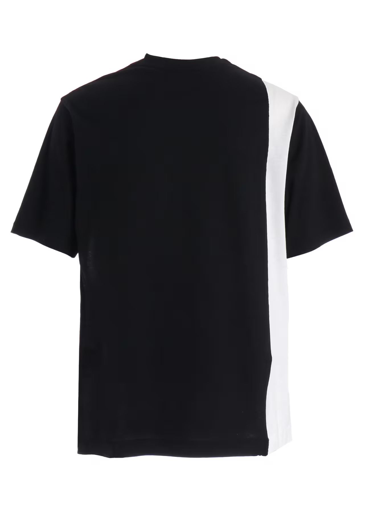 COMBINATION JERSEY MIX T-SHIRT / BLACK [GK-T10-803-1]