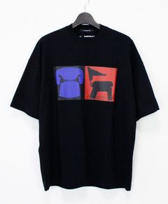 ALMOSTBLACK×TENDO / EASY CHAIR CATALOG T-SHIRTS / クルーネック プリントTシャツ / BLACK [TD-CS04]