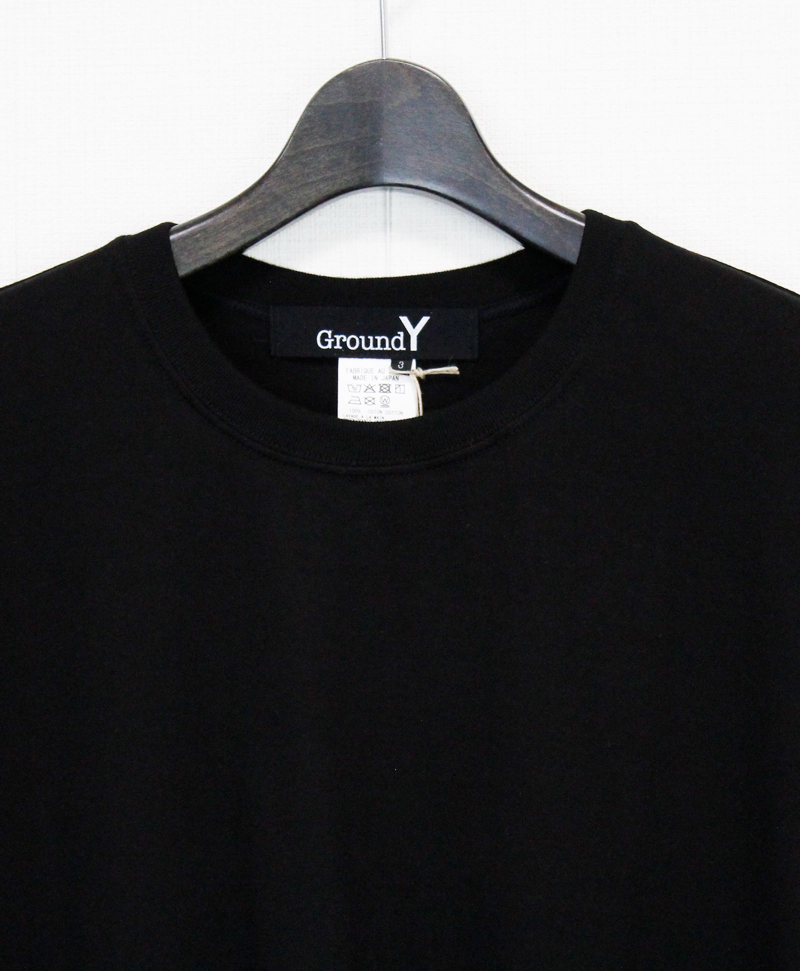 JERSEY MESSAGE T-SHIRT / BLACK [GK-T73-070-2]