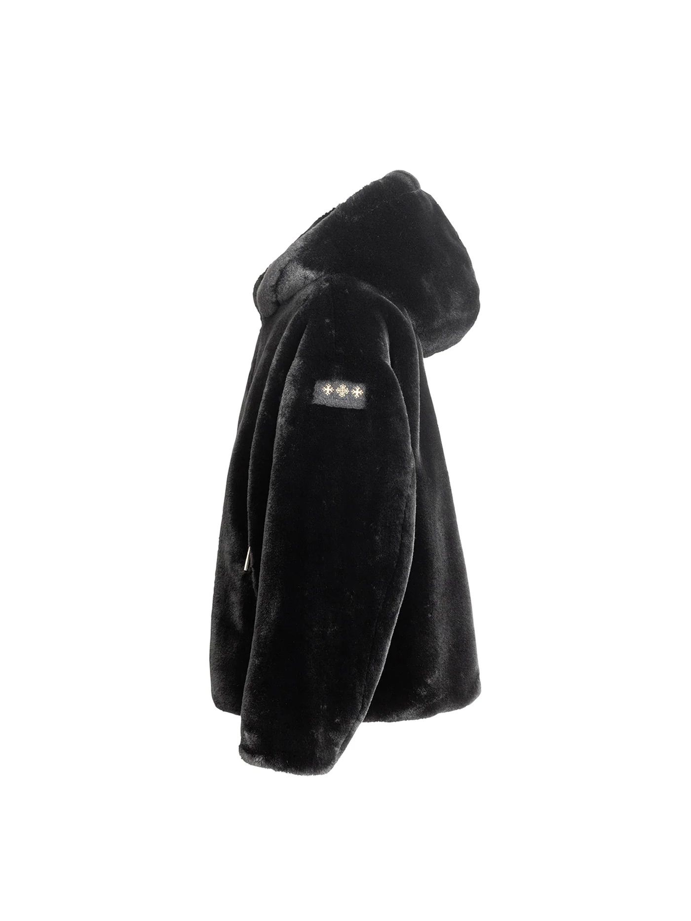 レディース フード付き ボアブルゾン / YUMOLA / ユモラ / BLACK [LJXA0039033588]