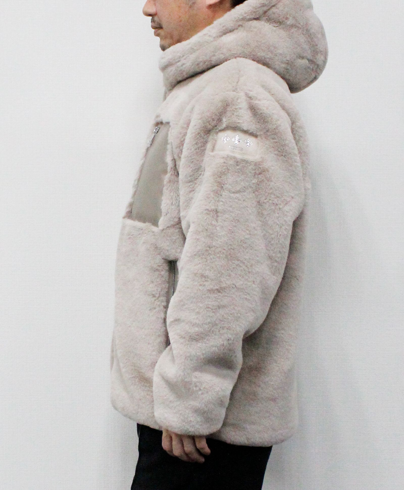 フード付き ボアブルゾン / MASCALI /  マスカリ / L.GRAY [MJXA0201033588]