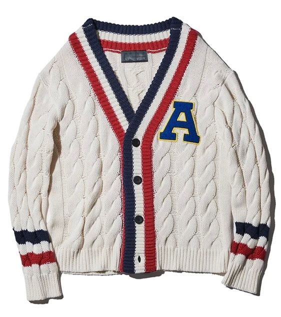 LEON × ACANTHUS  / ニットカーディガン / WHITE 【KT2450】