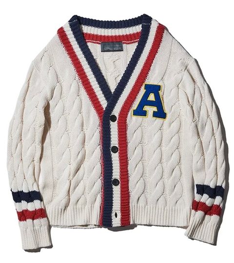 LEON × ACANTHUS  / ニットカーディガン / WHITE 【KT2450】