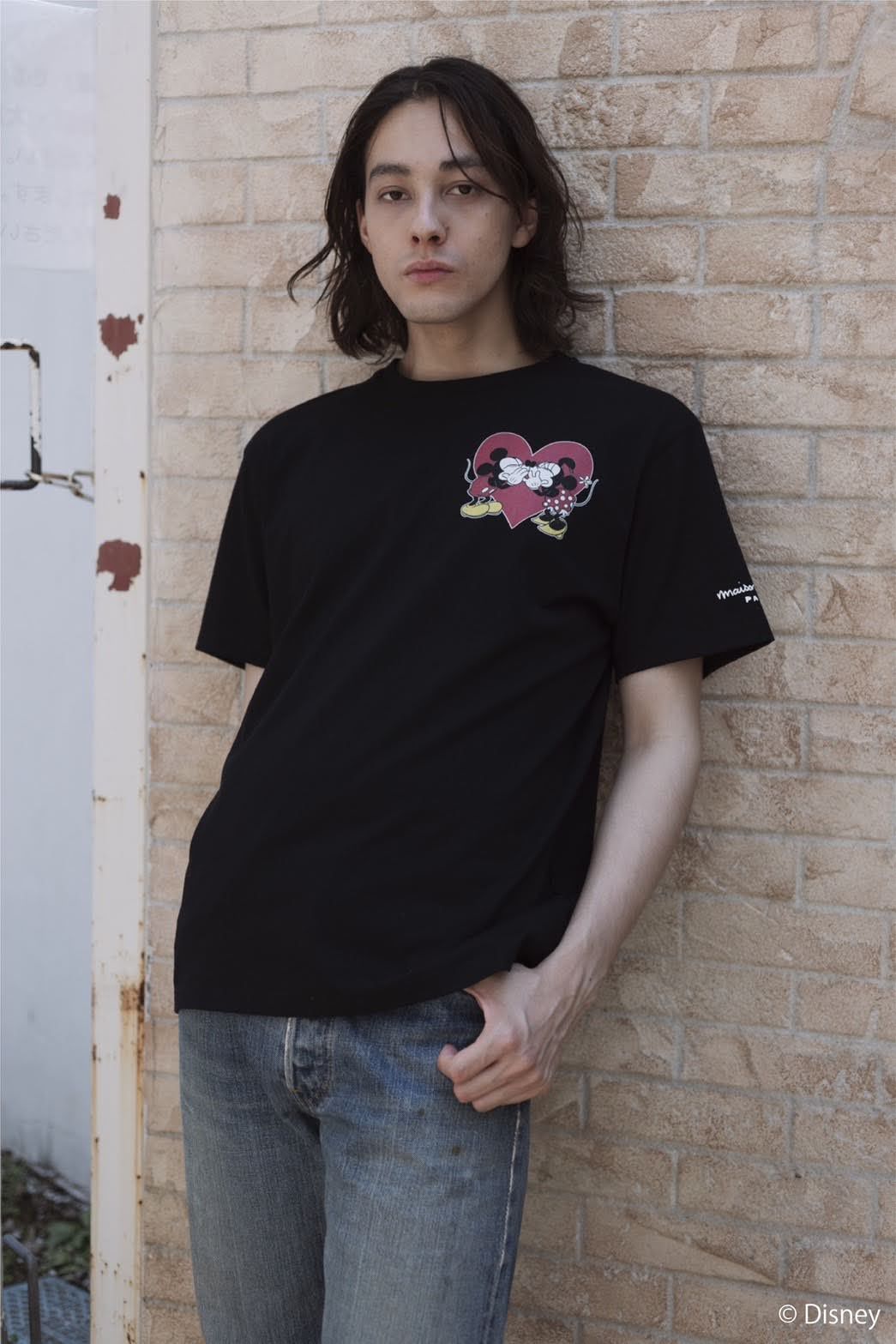 Limited design T-shirt 03 / Mickey / BLACK
