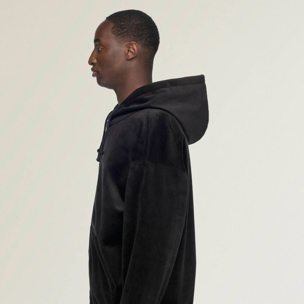 ベルベット コーデュロイ ジップ フーディー / Y-3 VELVET CORDUROY ZIP HOODIE / BLACK [IA4371-APPA26]