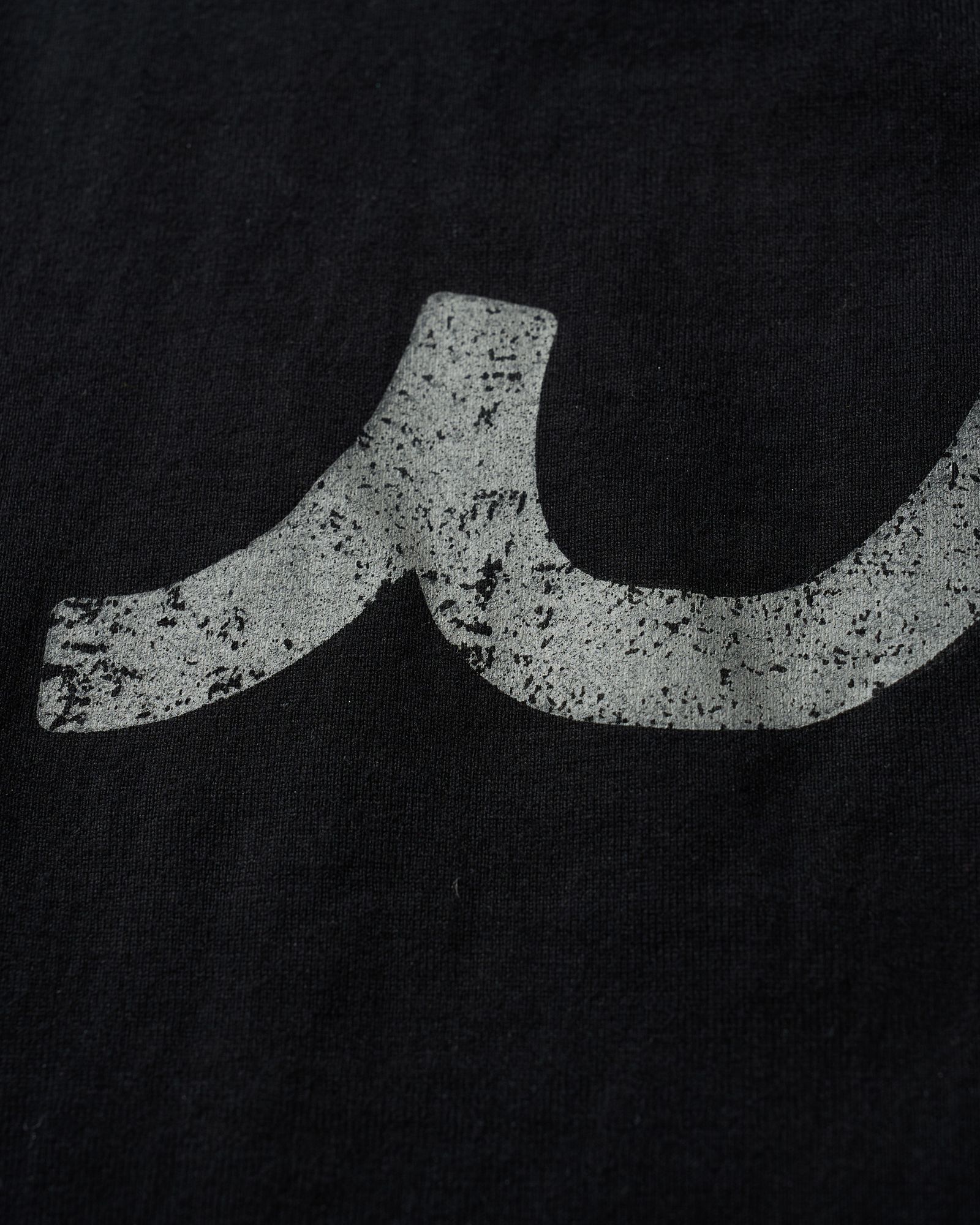 ☆先行予約☆ muta × wjk  / カットオフ モックネックシャツ / cut-off mock S/S(printed) / DEEP BLACK [704 mw03i]