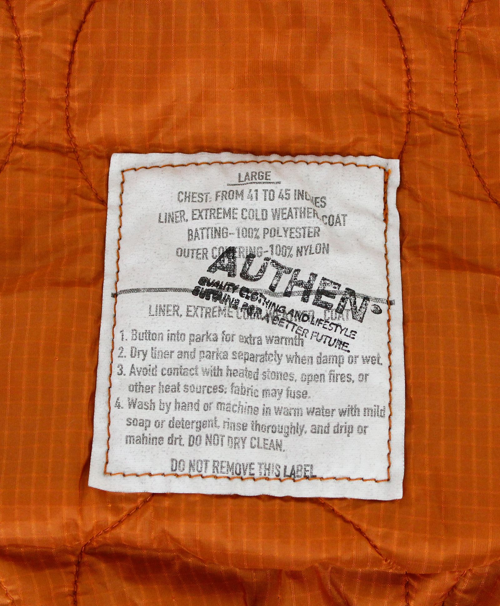 ミリタリーライナー ポーチ S / MILITARY LINER POUCH S  / ORANGE [AUT-102-005]