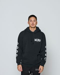 ☆先行予約☆ muta MARINE × ACANTHUS /アームプリントフーディー /パーカー / Arm Print Hooded Sweatshirt / BLACK 【MA2657】