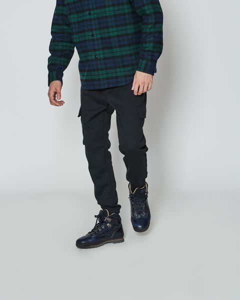 Double-knit Cargo Pant / カーゴパンツ / BLACK 【PT2404】