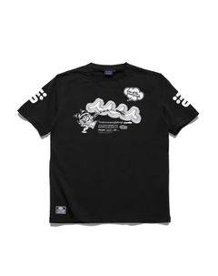 Kuromi × muta MARINE Fishing ストレッチTシャツ / ブラック [MFMP-434778]