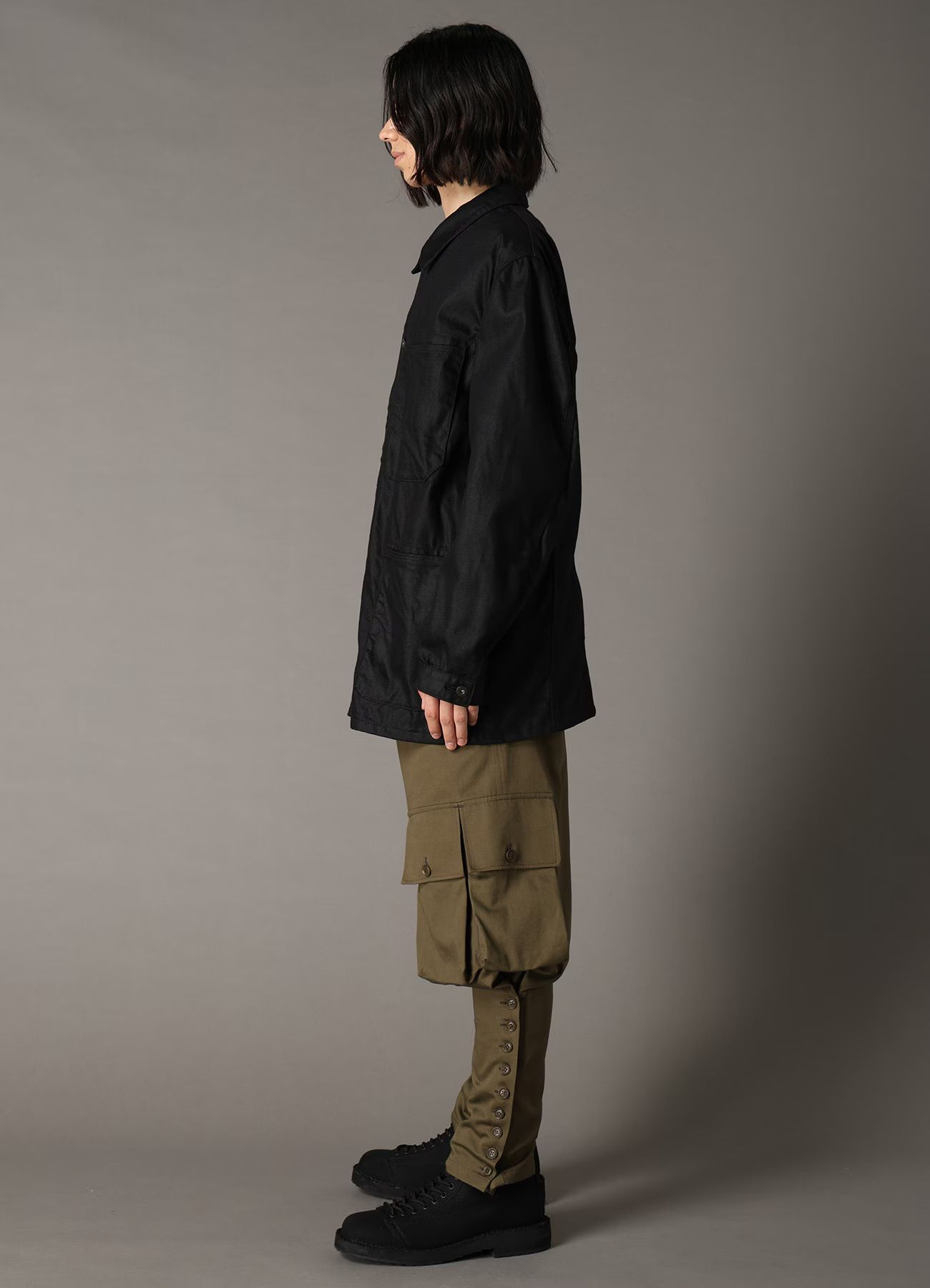 Ground Y×EDWIN 9oz BLACK TWILL COVERALL  / ブラックツイルカバーオール / BLACK [GX-Y01-007-1]