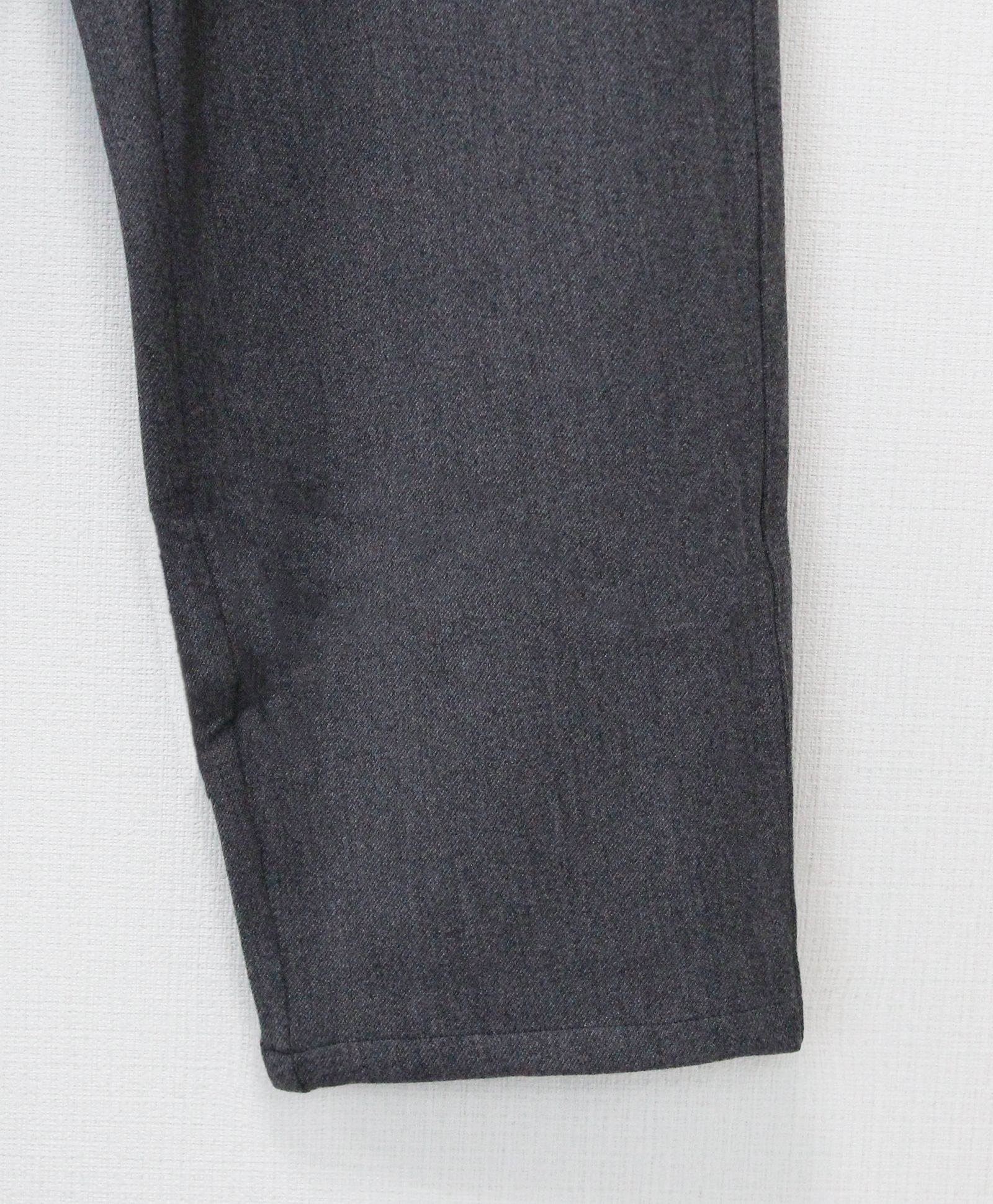 VISLYカシミヤタッチワンタックワイドパンツ / グレー[65512]