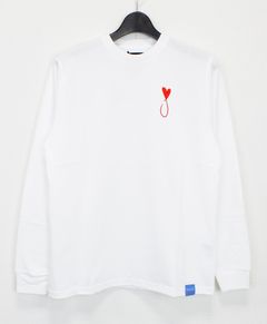 ロングスリーブTシャツ / Tiphanie / WHITE x RED
