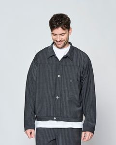 ☆先行予約☆ Type1 WWⅡ ストライプ トロピカルウール ジャケット  /  Type1 WWⅡ Stripe Tropical Wool Jacket / CHARCOAL 【JK2701】