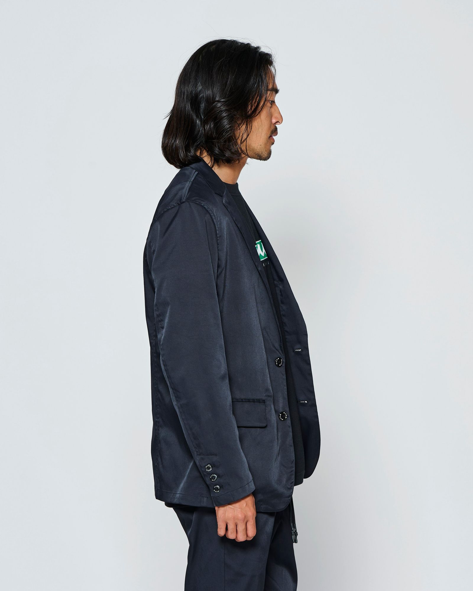 ☆先行予約☆muta MARINE × ACANTHUS  / テーラードジャケット /  Tailored Jacket / BLACK【MA2702】