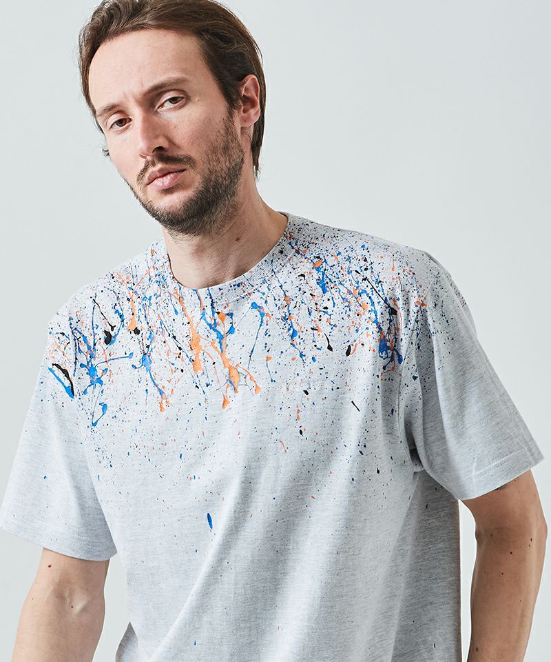 ACANTHUS(アカンサス) スプラッシュTシャツ / Splash Tee / ASH GREY