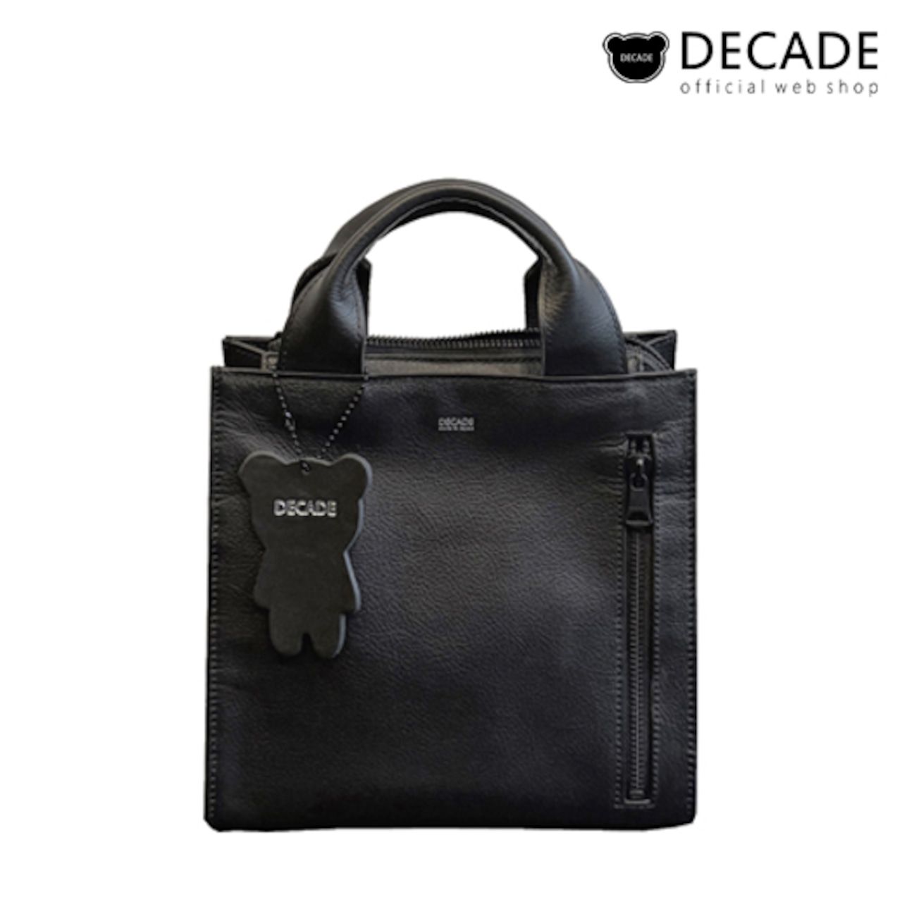 ミニバッグショルダー 防水レザータイプ  / Water Proof Leather Hand Mini Shoulder Bag / B-BK [0DCD-1540]