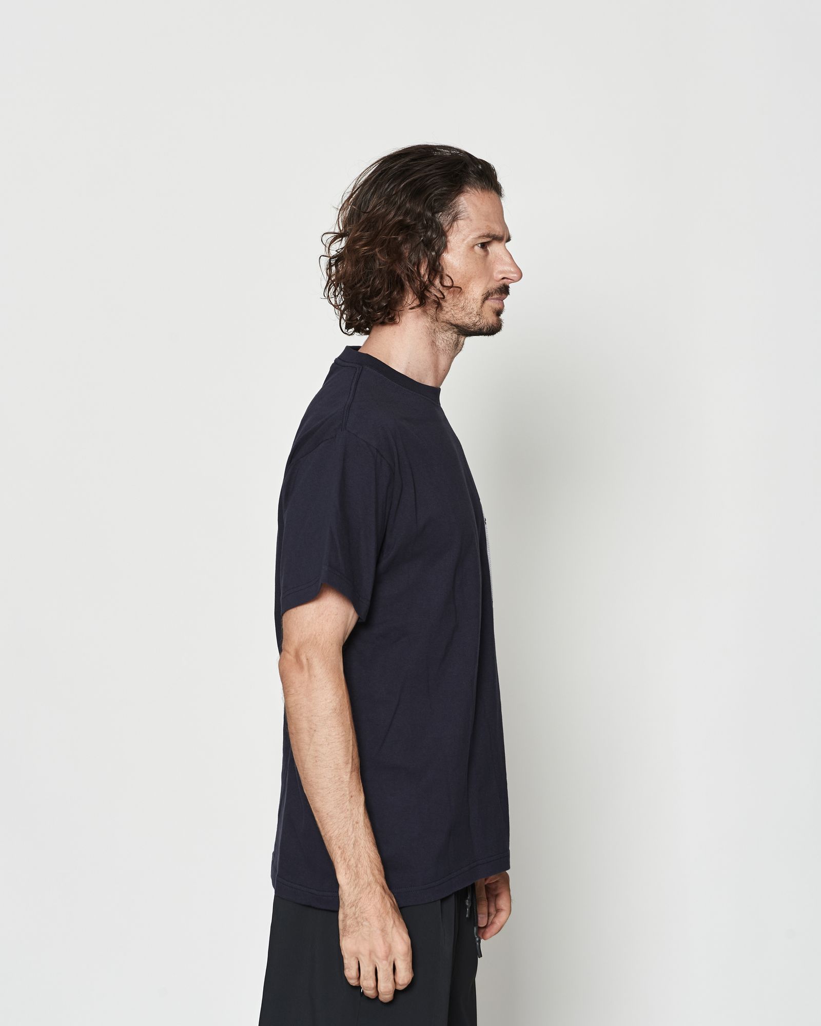 ☆先行予約☆ メッシュトリミングポケットTシャツ  /  Mesh Trimming Pocket Tee / NAVY【CT2605】