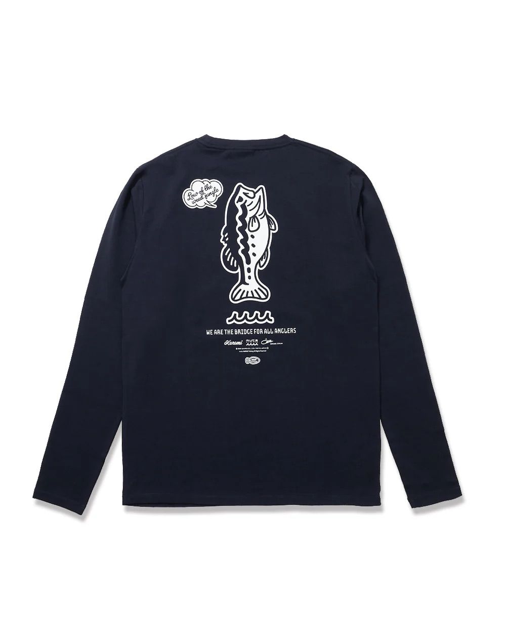 Kuromi × muta MARINE Fishing ストレッチロングスリーブTシャツ / ネイビー [MFMP-434779] ⭐︎3月5日より随時出荷⭐︎