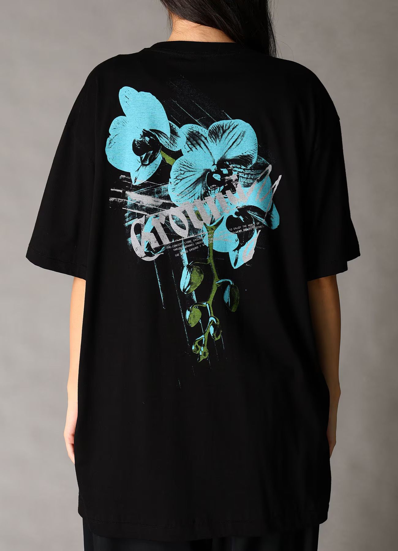JERSEY ORCHID T-SHIRT / BLACK [GK-T81-070-2]