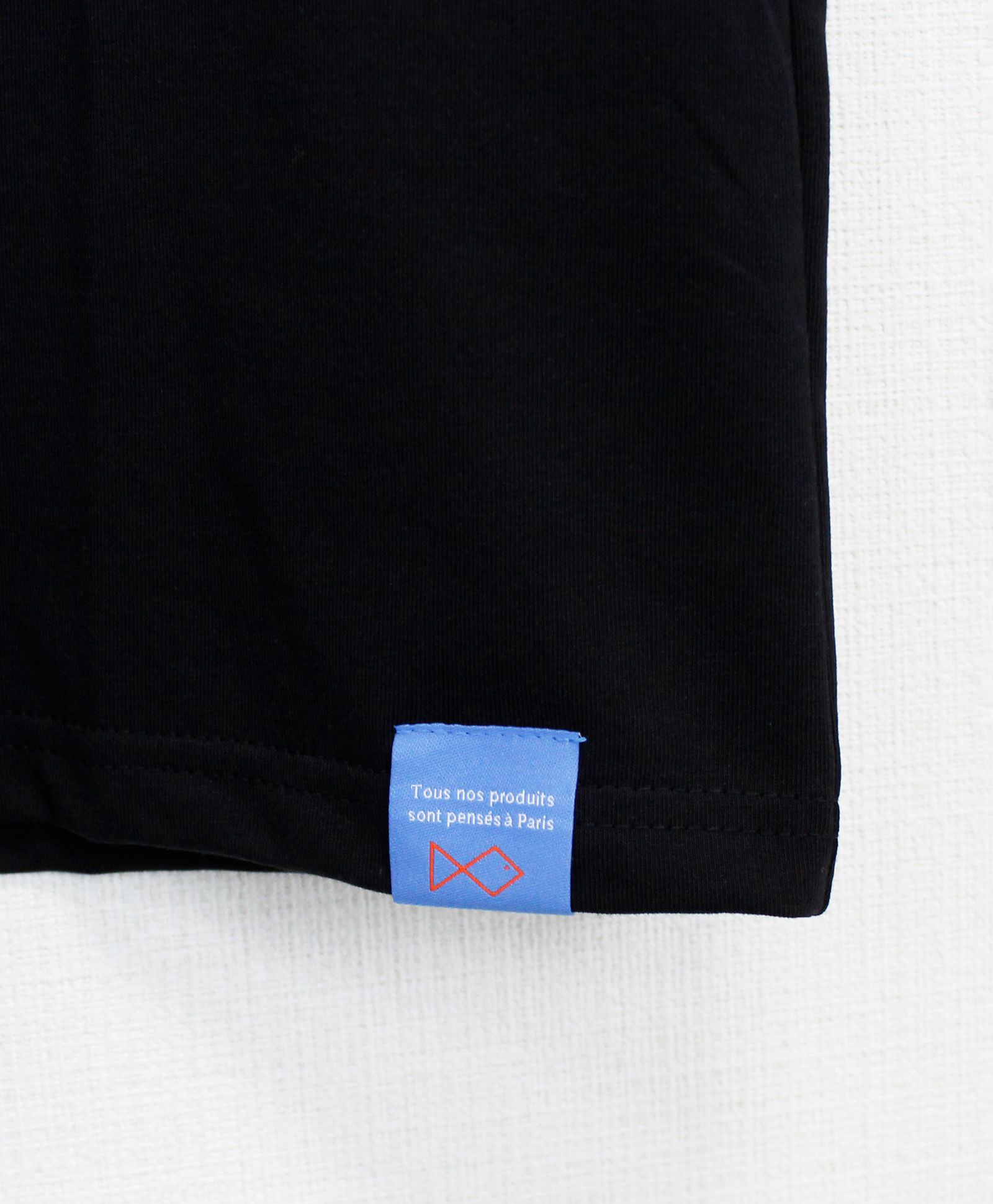 Tシャツ / Tiphanie / BLACK x ROYAL BLUE