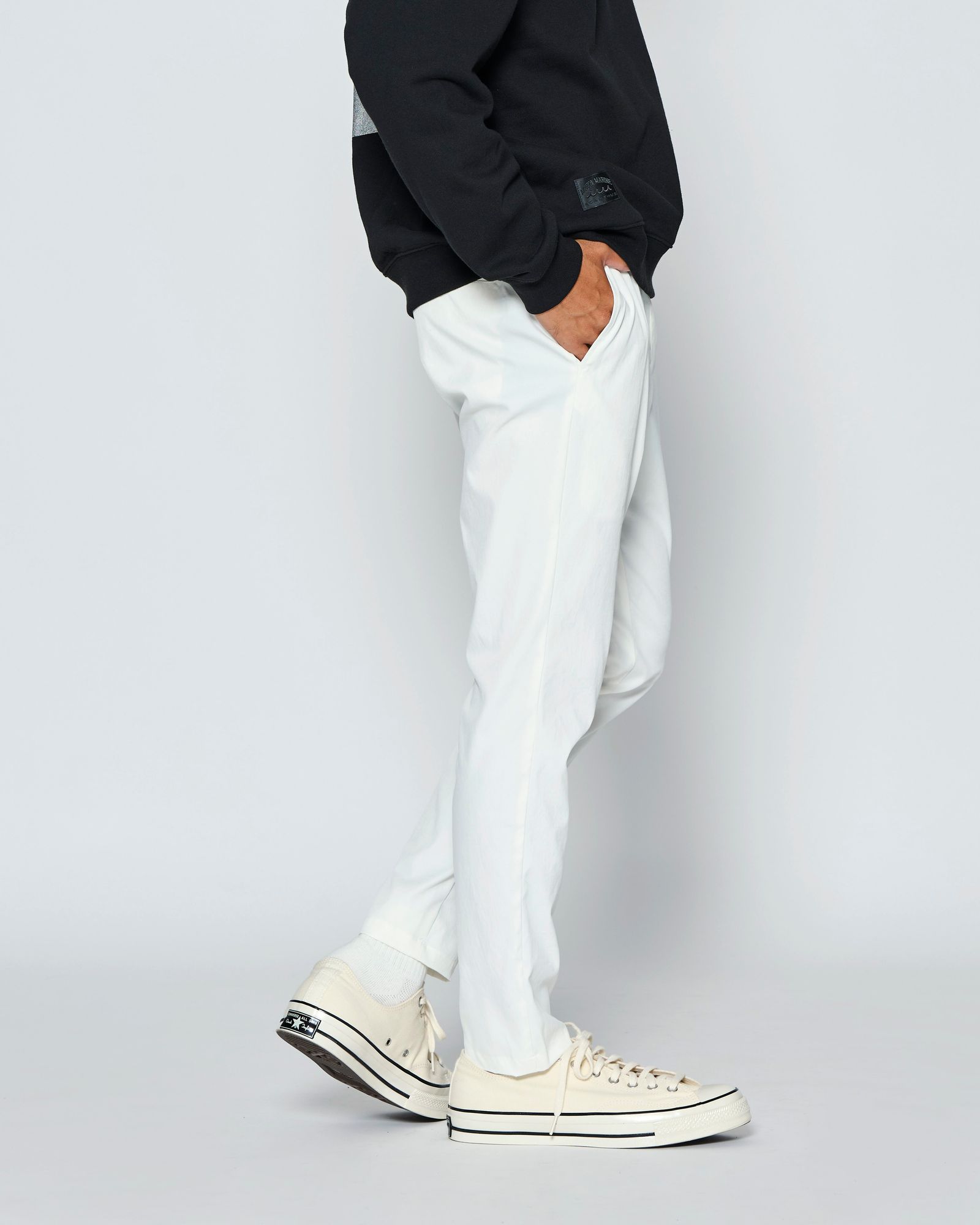 ☆先行予約☆muta MARINE × ACANTHUS  / イージータイトパンツ /  Easy Tight Pants / WHITE【MA2703】