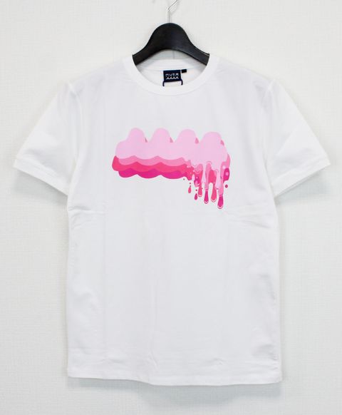 MELT WAVE Tシャツ / ホワイト/ピンク [MMAX-434461]