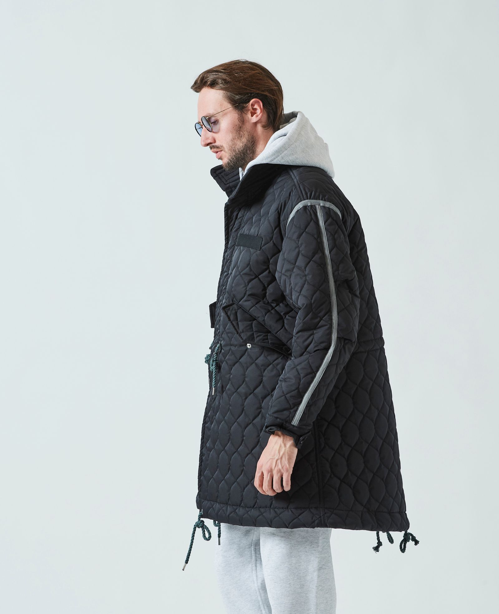 Quilting Mods Coat / BLACK 【CO2301】