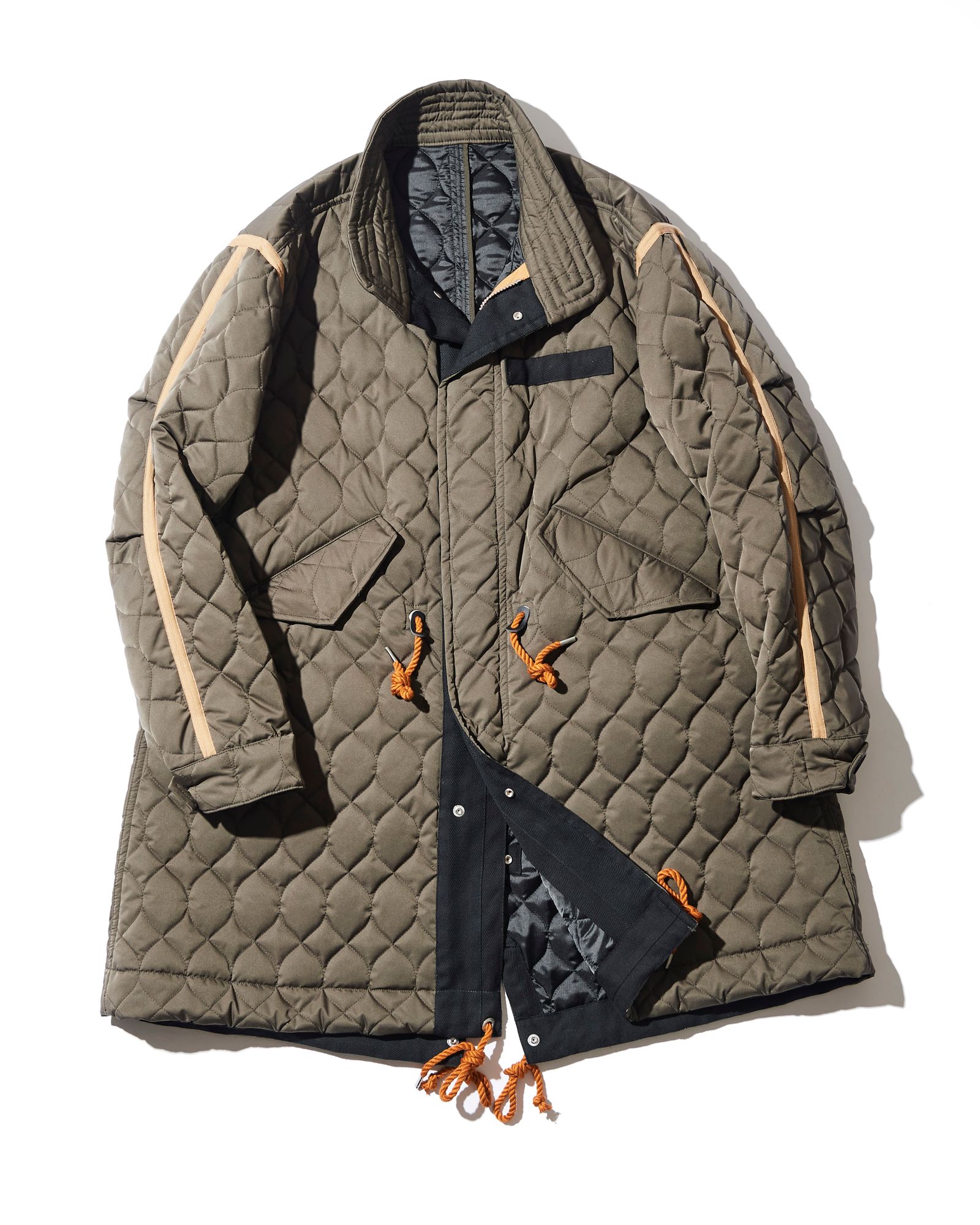 Quilting Mods Coat / OLIVE 【CO2301】