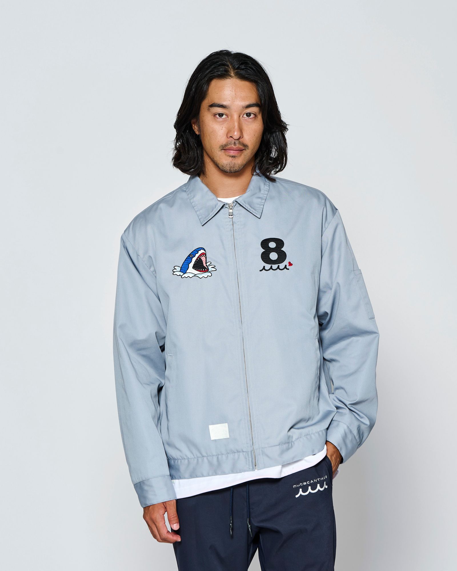 ☆先行予約☆muta MARINE × ACANTHUS  / スーベニアジャケット /  Souvenir Jacket / GREY【MA2701】
