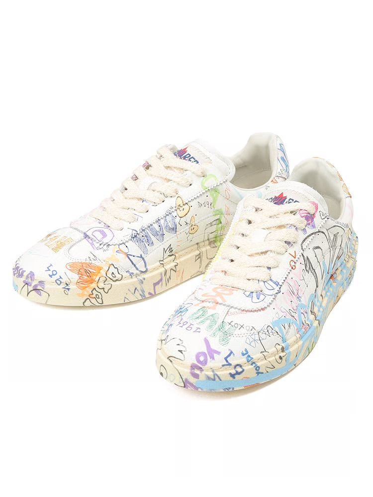 レザー ロゴプリント ローカットスニーカー  / RIDER   / マルチカラー【SNM0451 01504836 M37】