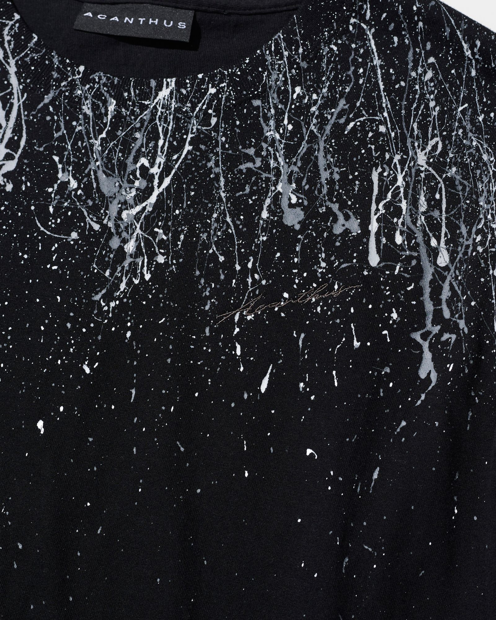 ☆先行予約☆  スプラッシュペイントロンTee / Splash paint L/S Tee / BLACK 【CT2610】