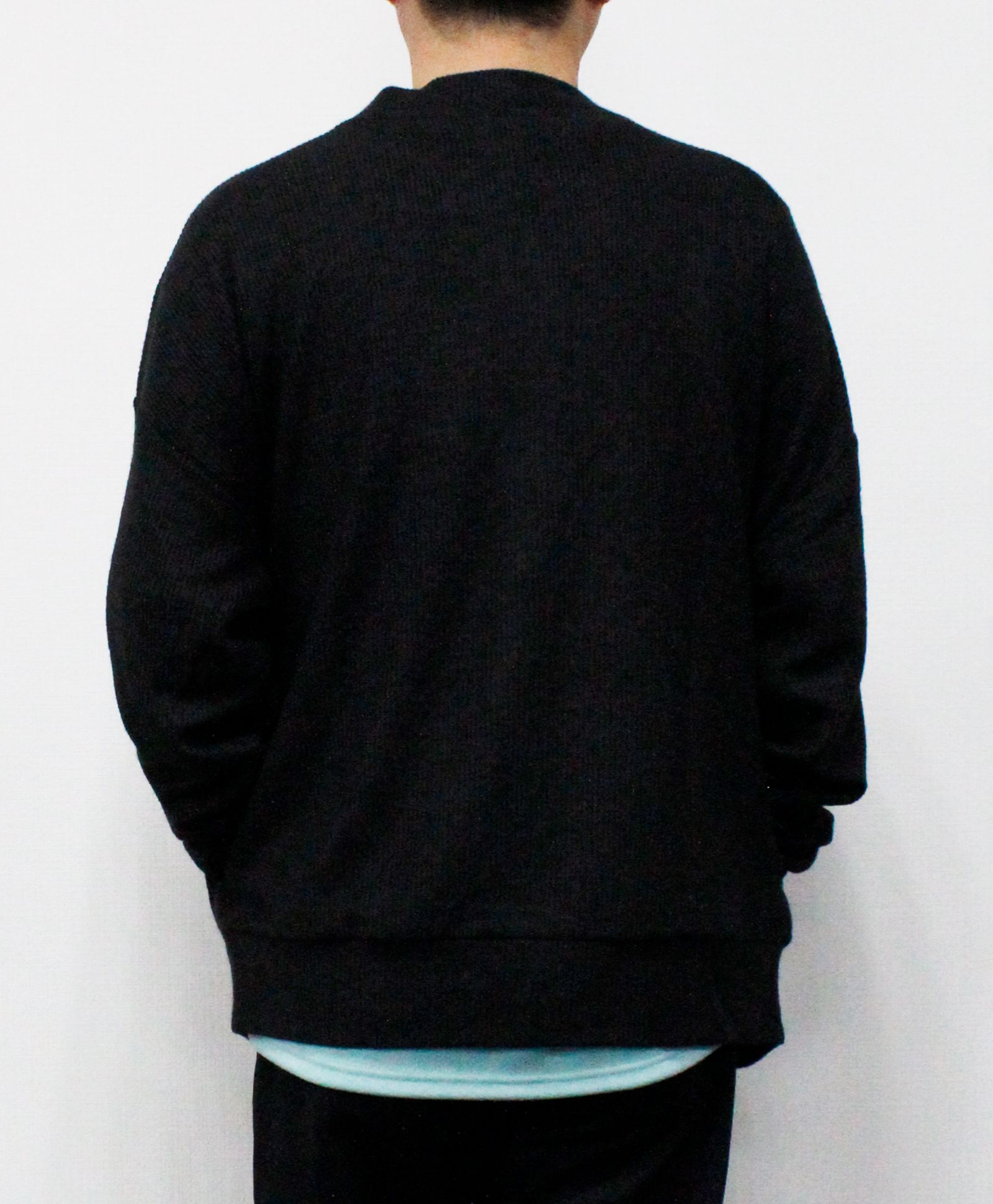 オーバーdsカーディガン / ブラック【331015】