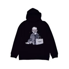 プルオーバーパーカー / SWALLOW HOODIE / BLACK  [SLPP154]