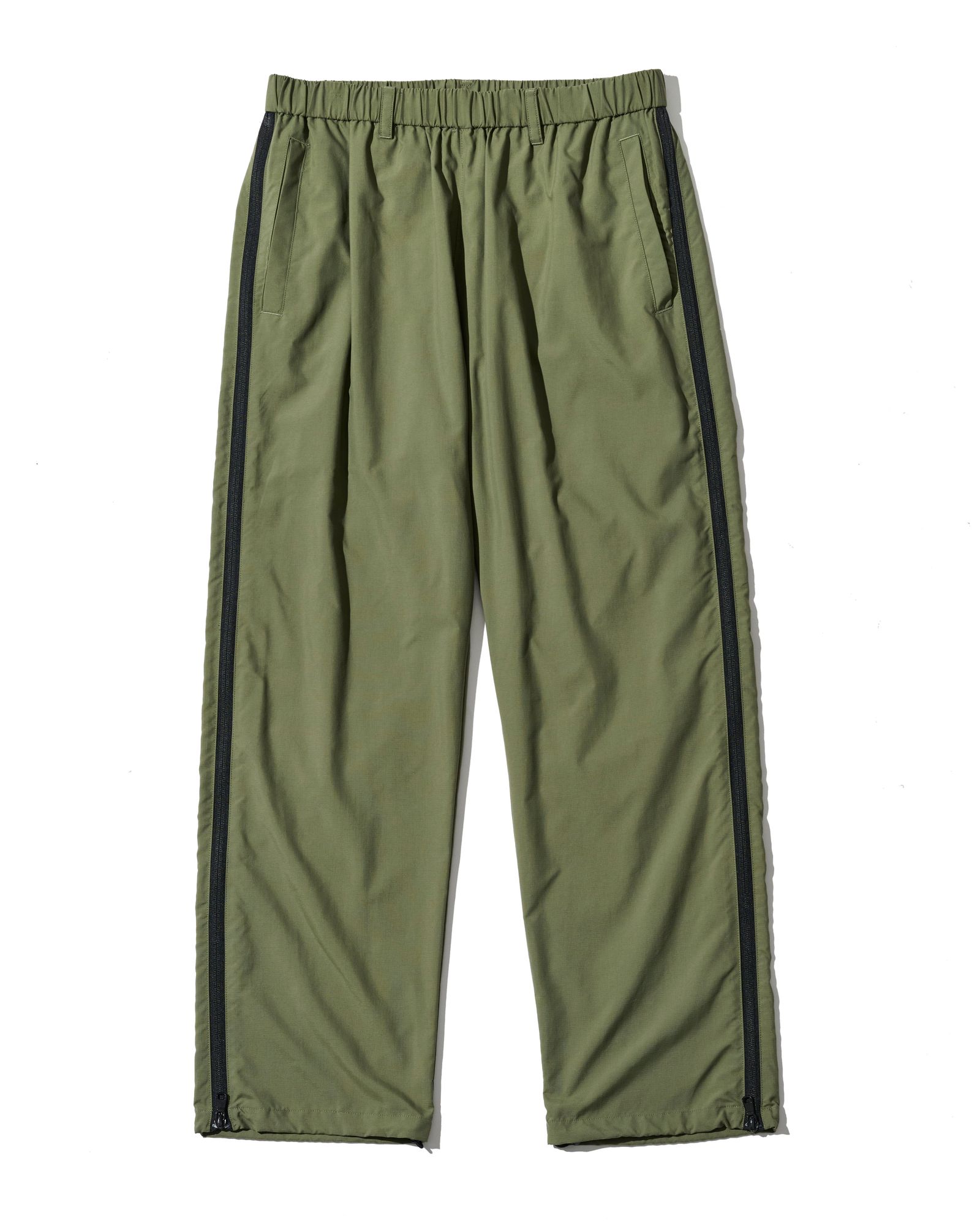 ☆先行予約☆ SUPPLEX® ナイロン ジップパンツ  /  SUPPLEX® Nylon Contrast Zip Pants / OLIVE 【PT2703】