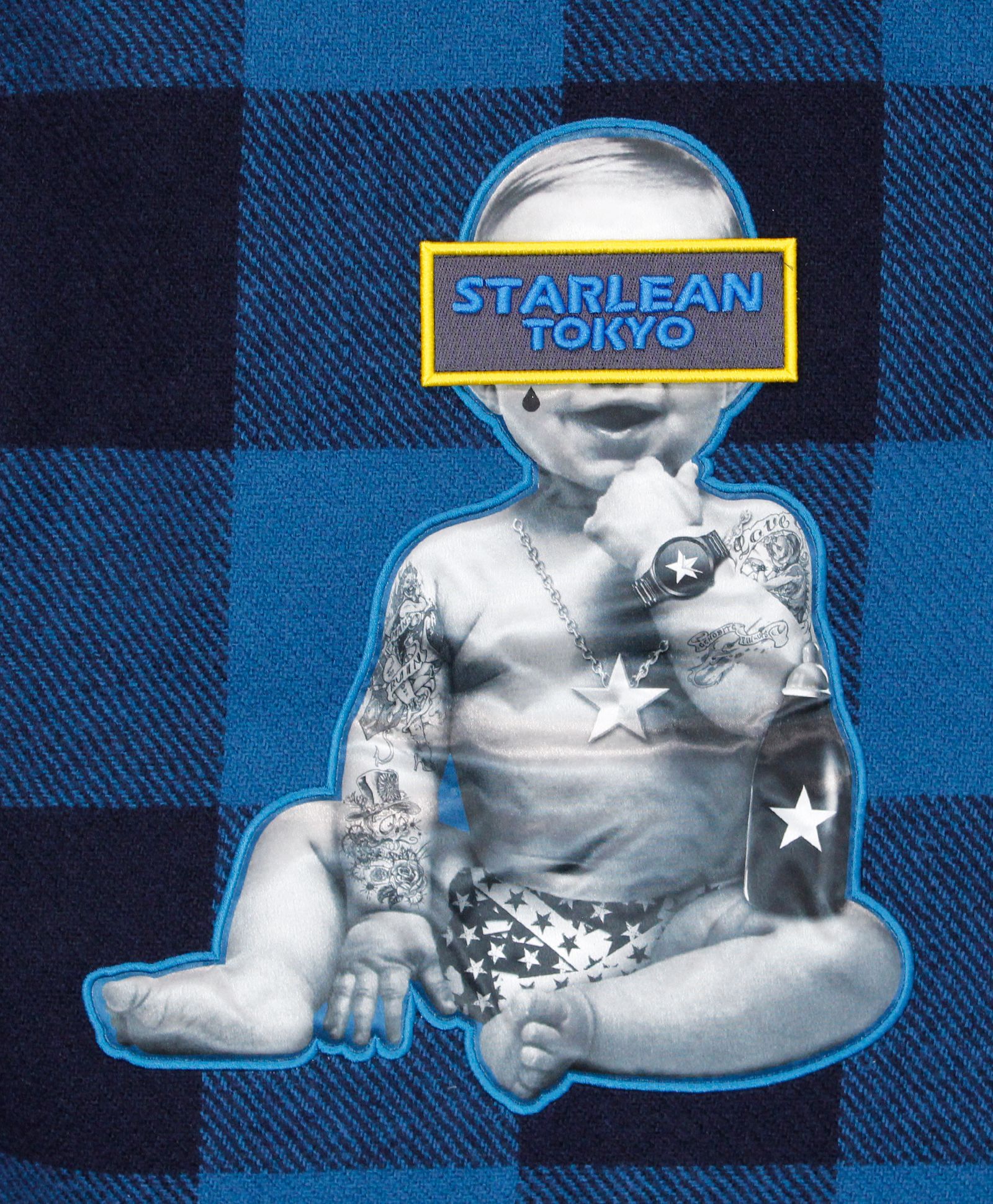 StarLean☆ - チェックシャツジャケット / LONG SHIRT JACKET / BLUE