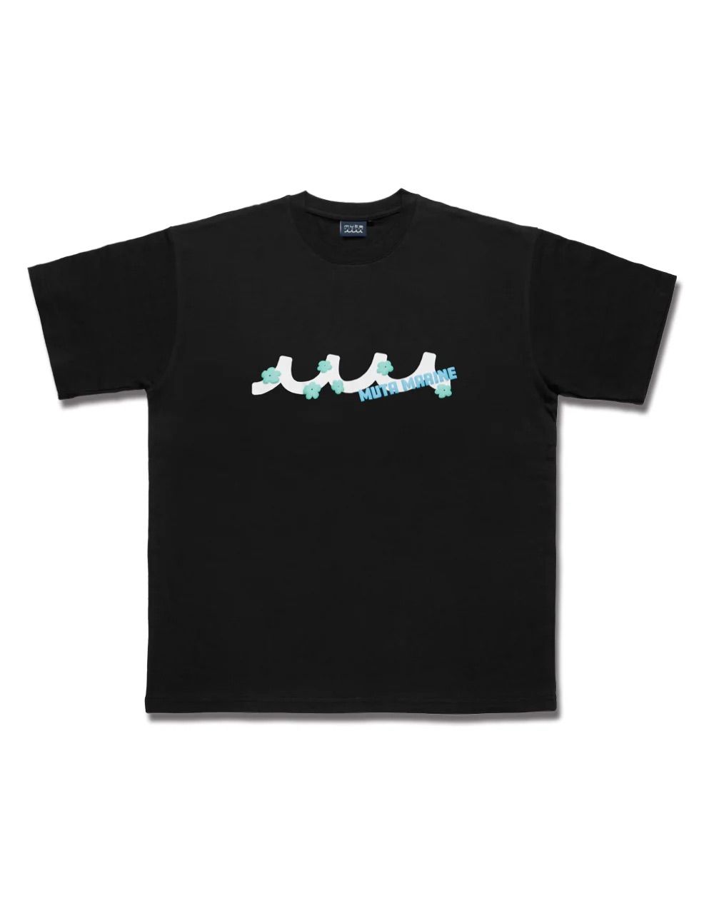 FLOWER WAVE Tシャツ / ブラック [MMBG-434793]⭐︎