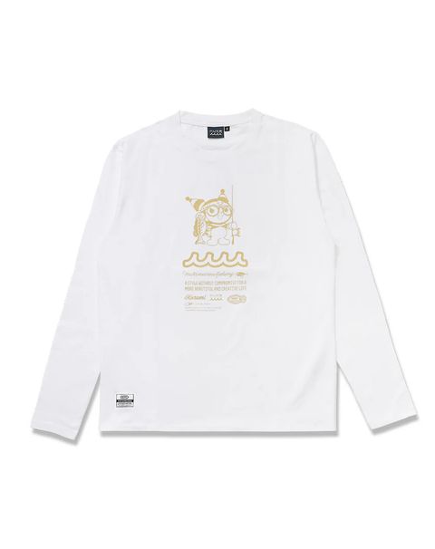 Kuromi × muta MARINE Fishing ストレッチロングスリーブTシャツ / ホワイト [MFMP-434779] ⭐︎3月5日より随時出荷⭐︎