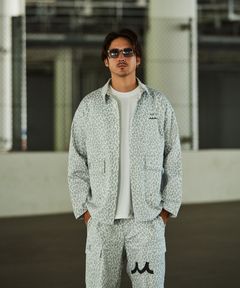 ACANTHUS × muta MARINE / muta Military Shirt Jacket / ミリタリーシャツジャケット / WHITE LEOPARD 【MA2502】