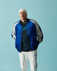 ☆先行予約☆muta MARINE × ACANTHUS  / リバーシブルスーベニアジャケット / Souvenir Jacket / BLUE 【MA2629】