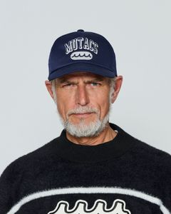 ☆先行予約☆ muta MARINE × ACANTHUS / カレッジロゴキャップ / Shadow College Logo Cap / NAVY 【MA2663】