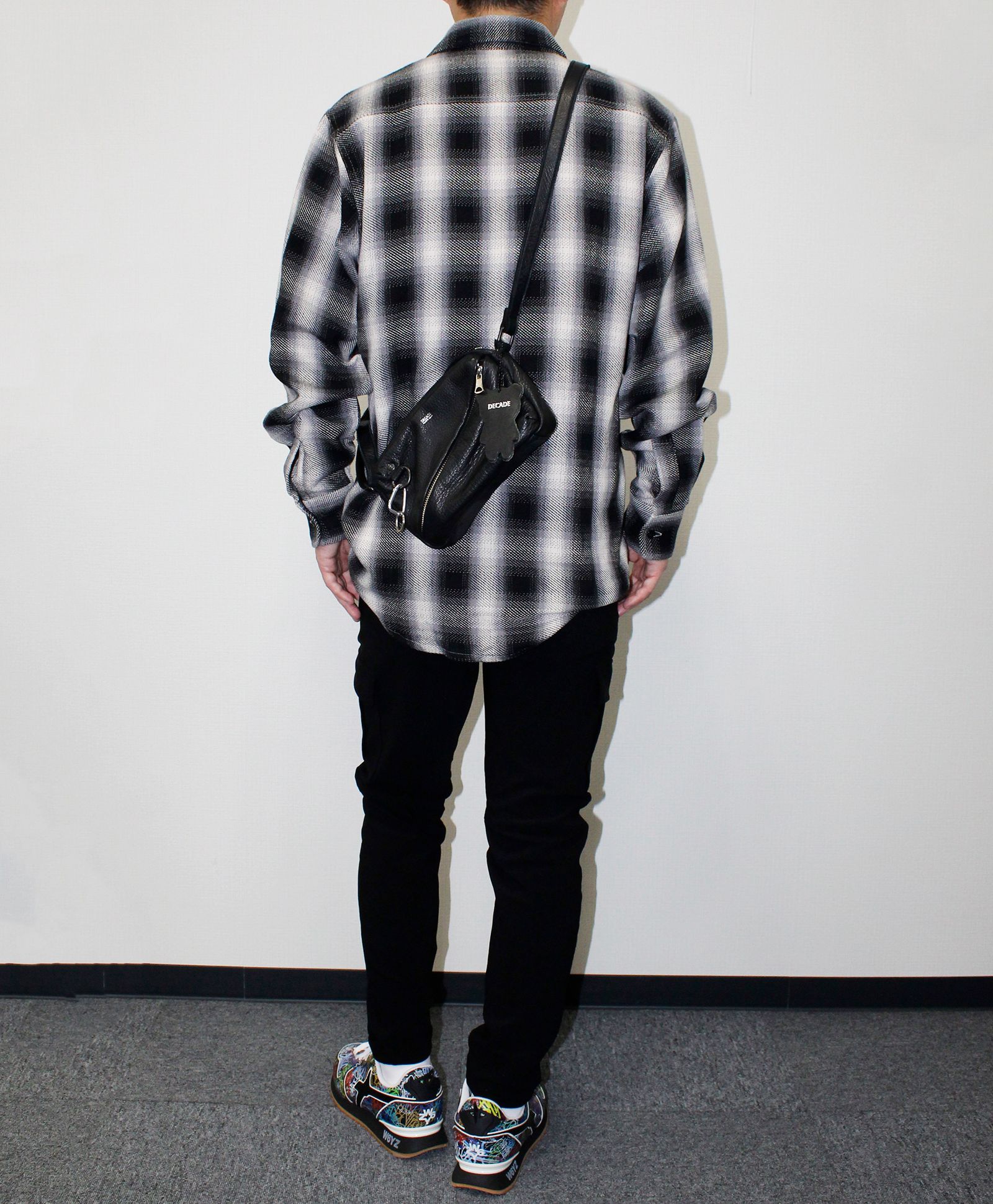 3ハートパッチチェックシャツ / 3Heart Patch Check Shirt / BLACK CHECK