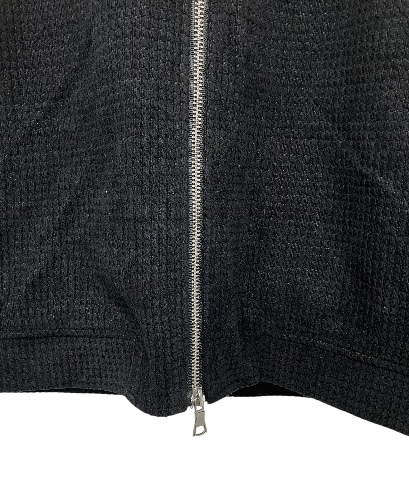 カットMA-1 / ワッフルリブブルゾン / ブラック【531037】