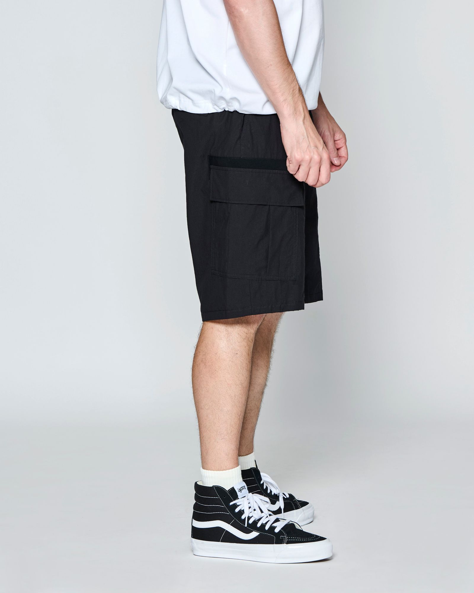 ☆先行予約☆ タイプライター カーゴ ショーツ  /  Typewriter Cloth Cargo Shorts / BLACK 【PT2652】