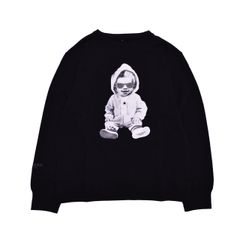 スウェット / SWALLOW HOODIE BABY SWAET / BLACK  [SLSW036]