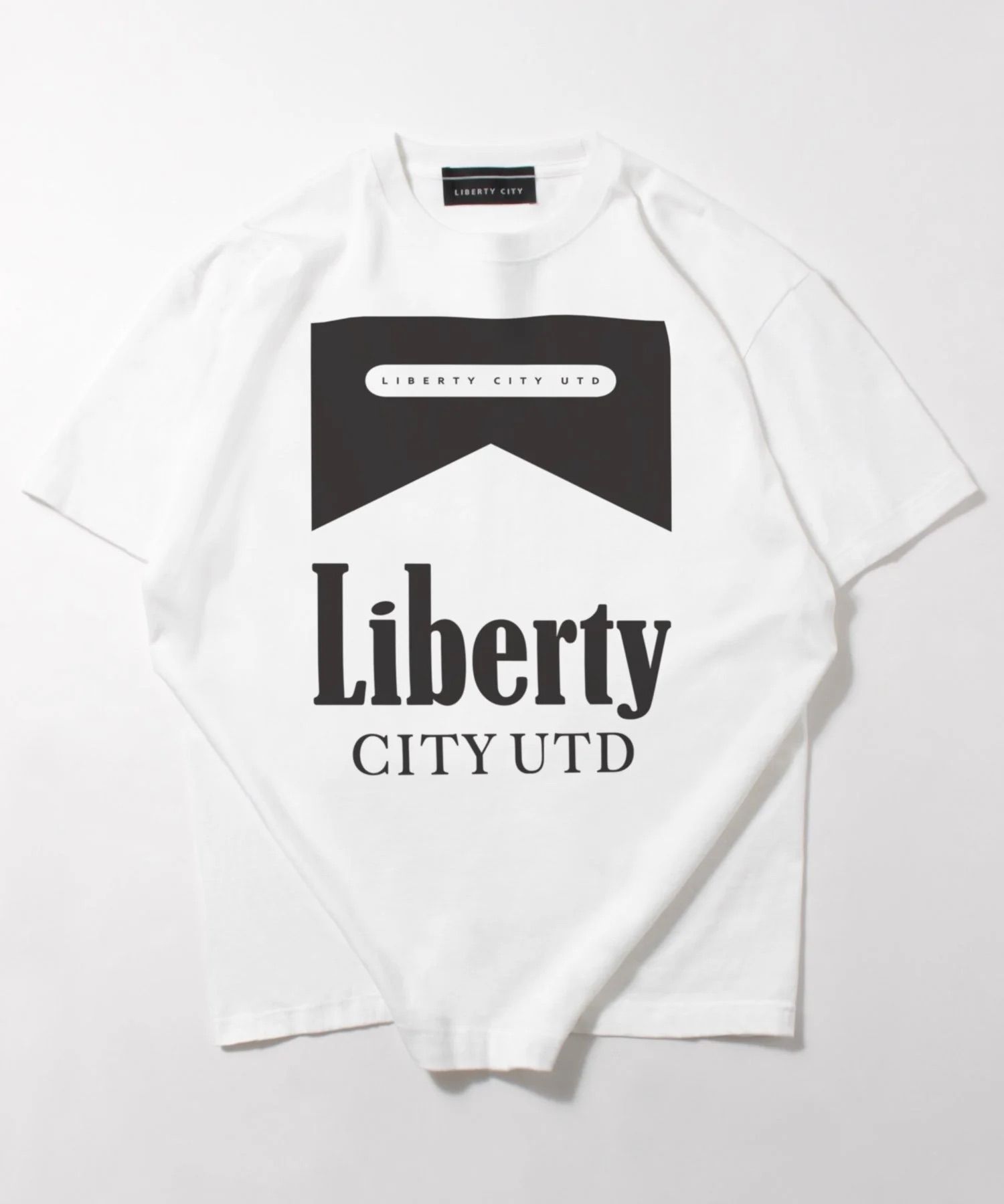 [THE CIGARETTES] Tシャツ / WHITE BLACK [241706MB]
