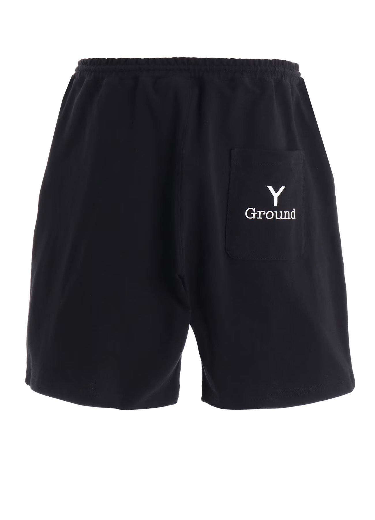 Ground Y×NEW ERA Ground Y BOX LOGO SHORT PANTS / BLACK [GK-P90-090-2]