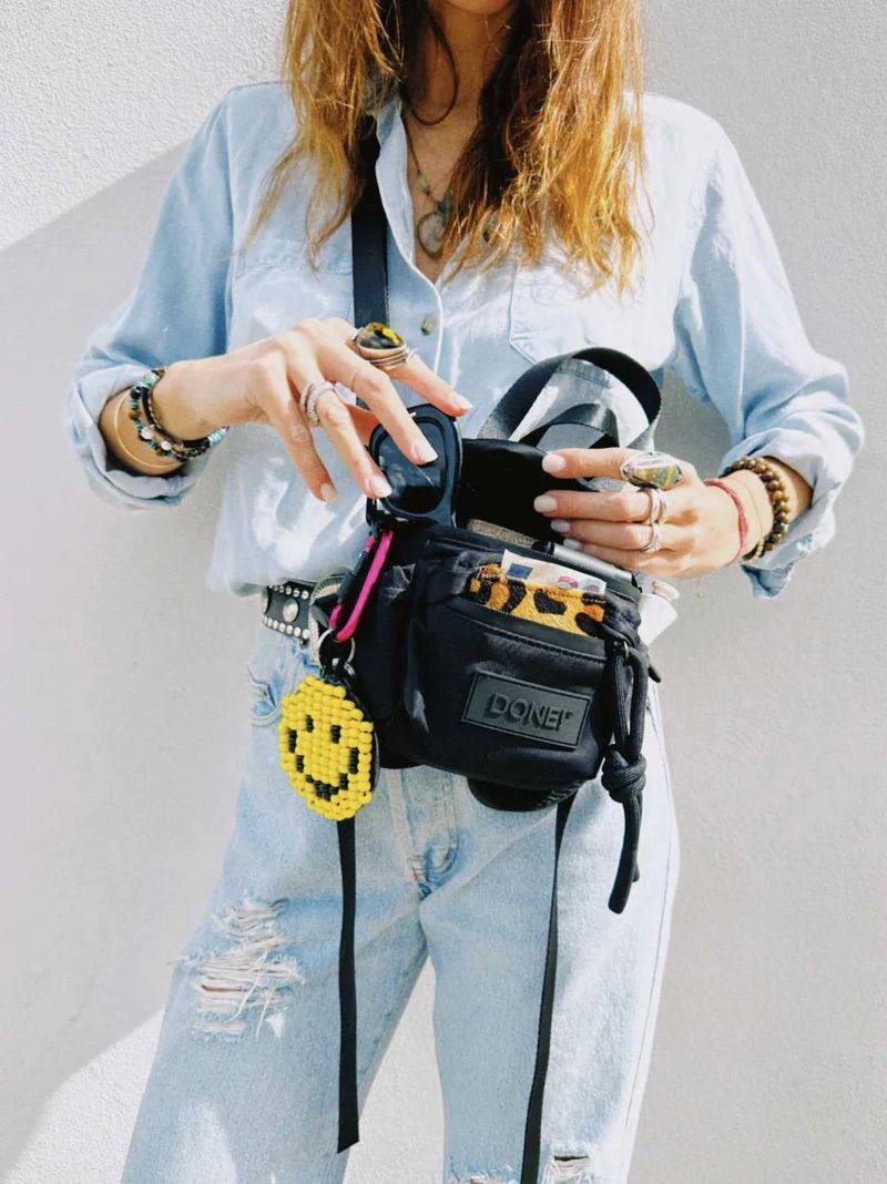 リュック バックパック ハンド ショルダー バッグ 2WAY / イースト+ウェスト リサイクルナイロン 防水 / XSサイズ / ブラック [ZAEWRX001 NERO]