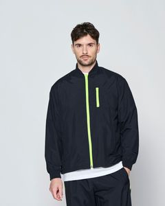 ☆先行予約☆ SUPPLEX® ナイロン ジップジャケット  /  SUPPLEX® Nylon Contrast Zip Jacket / BLACK 【JK2703】